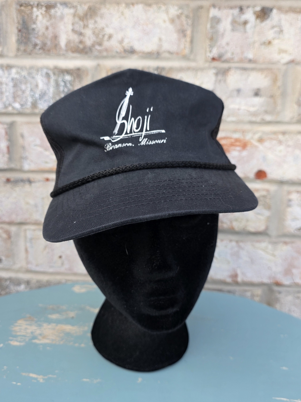 Vintage Shoji Tabuchi Branson MO Rope Trucker Snapback Hat